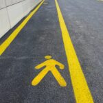 fabrika yaya yolu çizgileri