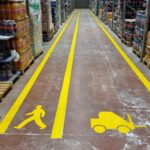 forklift yol çizgileri